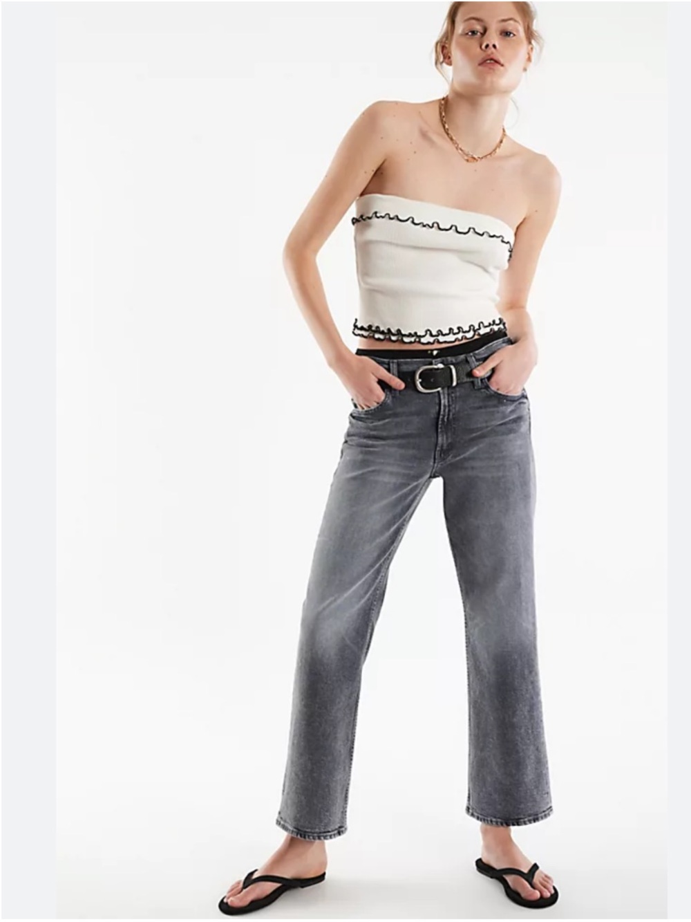 MOTHER Denim The Bookie Wide Leg Ankle Jeans in Let’s Ride Wash New!